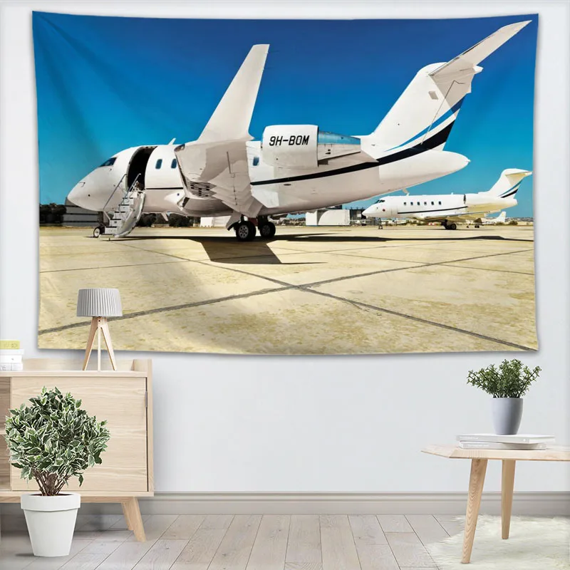 

Настенный гобелен с самолетом 100 х150 см, 140 х250 см, гобелены для леса, покрывало, коврик для йоги, одеяло, скатерть для кровати