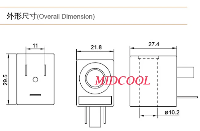 Мини магнитный контактор штепсельная вилка 3 Соленоидный клапан катушка 12В 24В 110В
