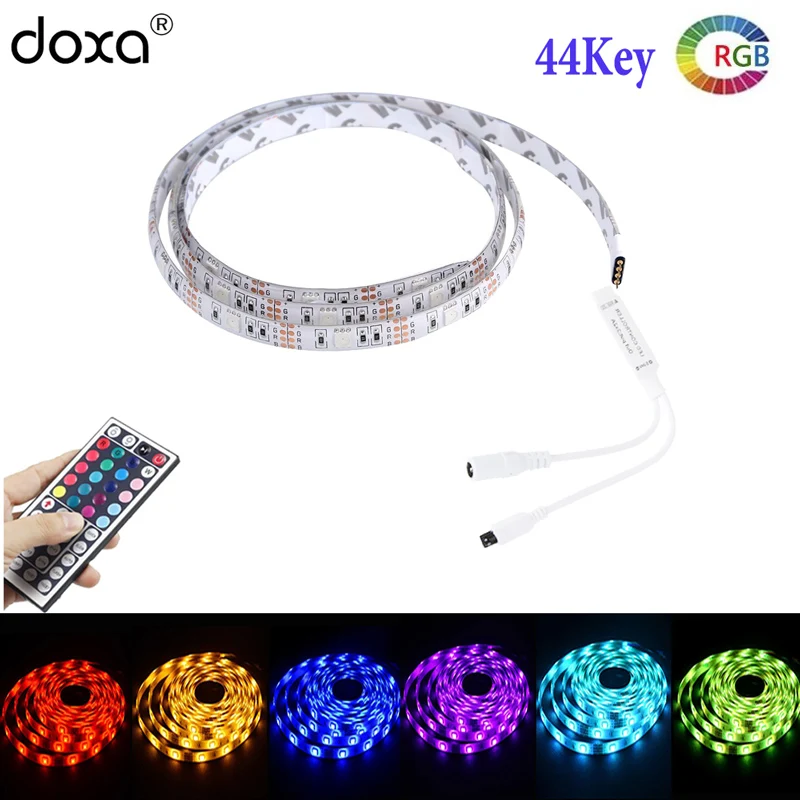 BLYN ТВ свет DC12V 2 м WI FI Подсветка Водонепроницаемый 5050 RGB Светодиодные ленты полный