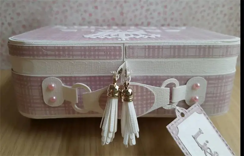 VUAWRTG чемодан металлические режущие штампы для DIY скрапбукинга/открыток/Детские забавные украшения
