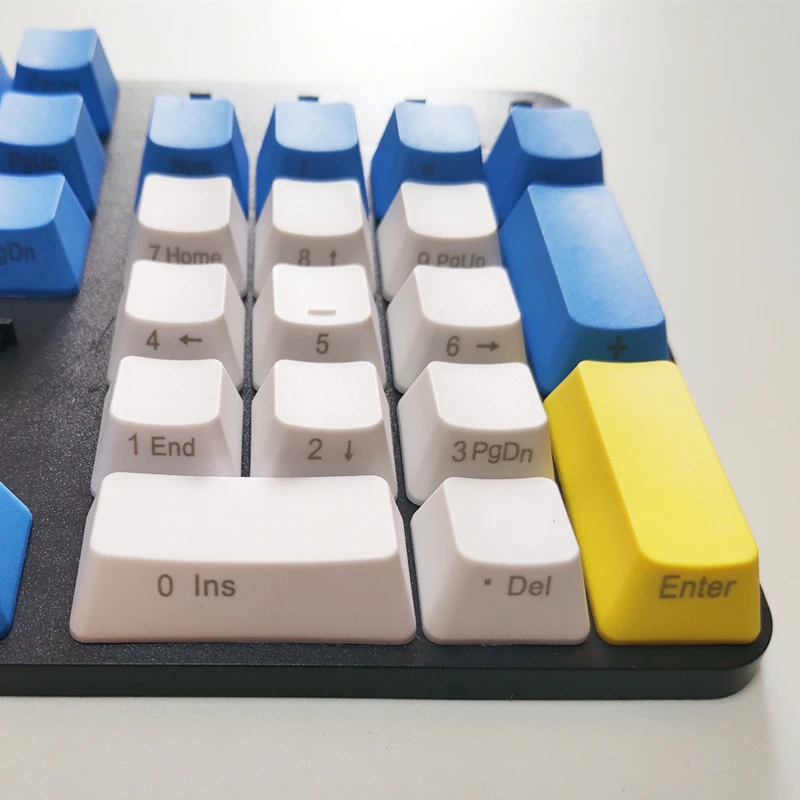 Ретро Keycaps PBT Пустой Толстый Мел Keyset Keycap для Cherry MX переключатели механическая