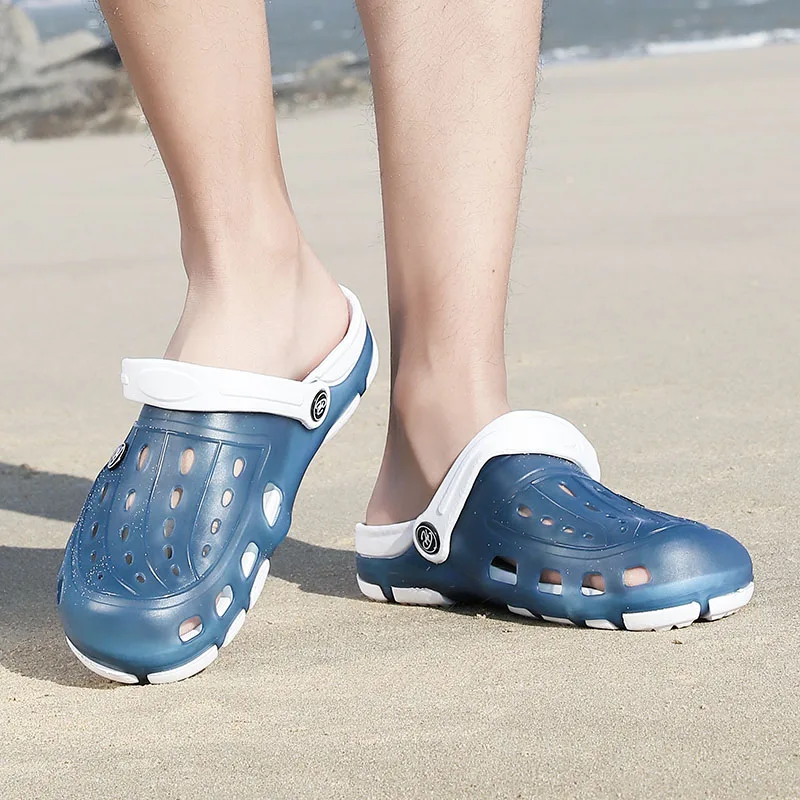 ZHI YUE летние пляжные тапки мужские уличные сандалии повседневные вьетнамки