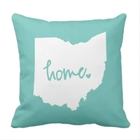 home ohio custom colour throw pillow case