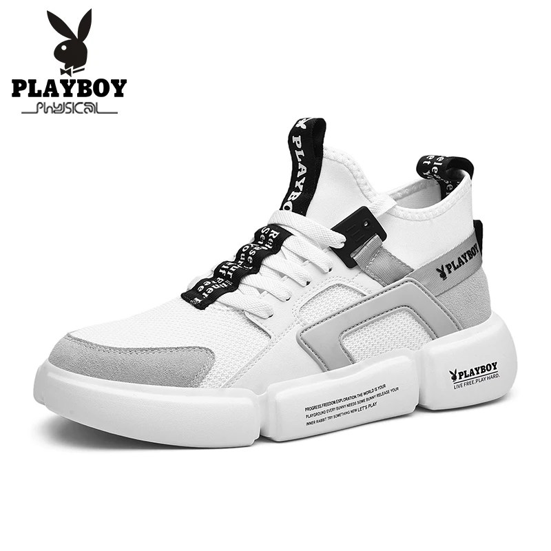

PLAYBOY 2019 New Spring/Autumn Breathable Men Sneakers Breathable Men Casual Shoes Comfortable Soft Male Shoes PL611025