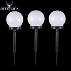 Светодиодные водонепроницаемые лампы на солнечной батарее для газона, 6 шт.