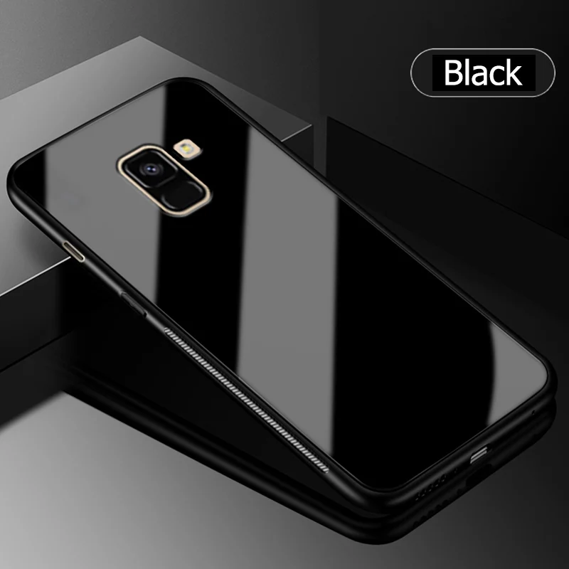 Tempered Glass 6.0For Samsung Galaxy A8 Plus Case For 2018 A730 A730F Cell Phone Back Cover |