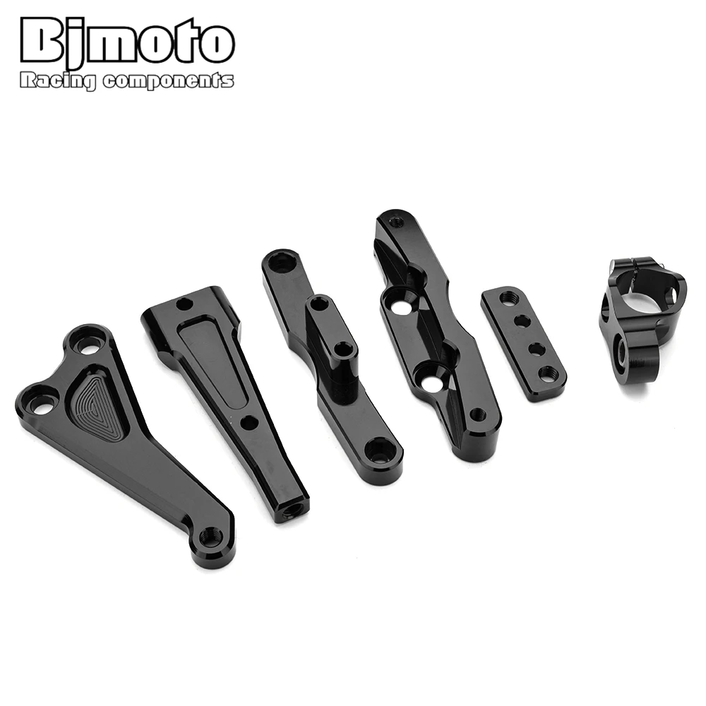 Мотоциклетный демпфер рулевого механизма Bjmoto CNC крепежные кронштейны держатель