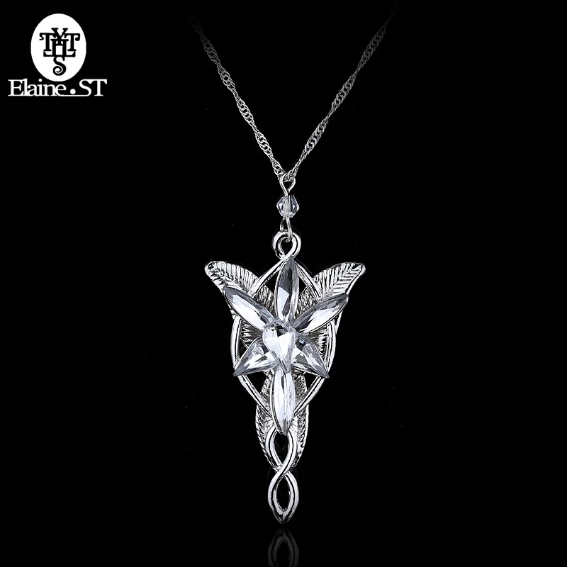 Elves принцесса Aragorn Arwen Evenstar ожерелье с подвеской Сумерки звезда педант Макси