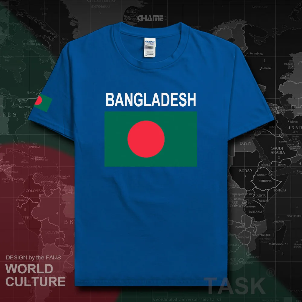 Bangladesh мужские футболки 2017 трикотажная футболка сборной страны хлопковая одежда