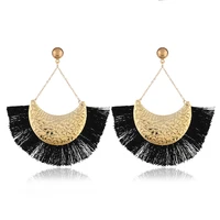 hocole 2018 brincos women brand boho drop dangle fringe earring charms vintage ethnic statement tassel earrings fashion jewelry
