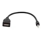 SCLS USB разъем, AUX, 3,5 мм разъем для аудио данных зарядный кабель черный