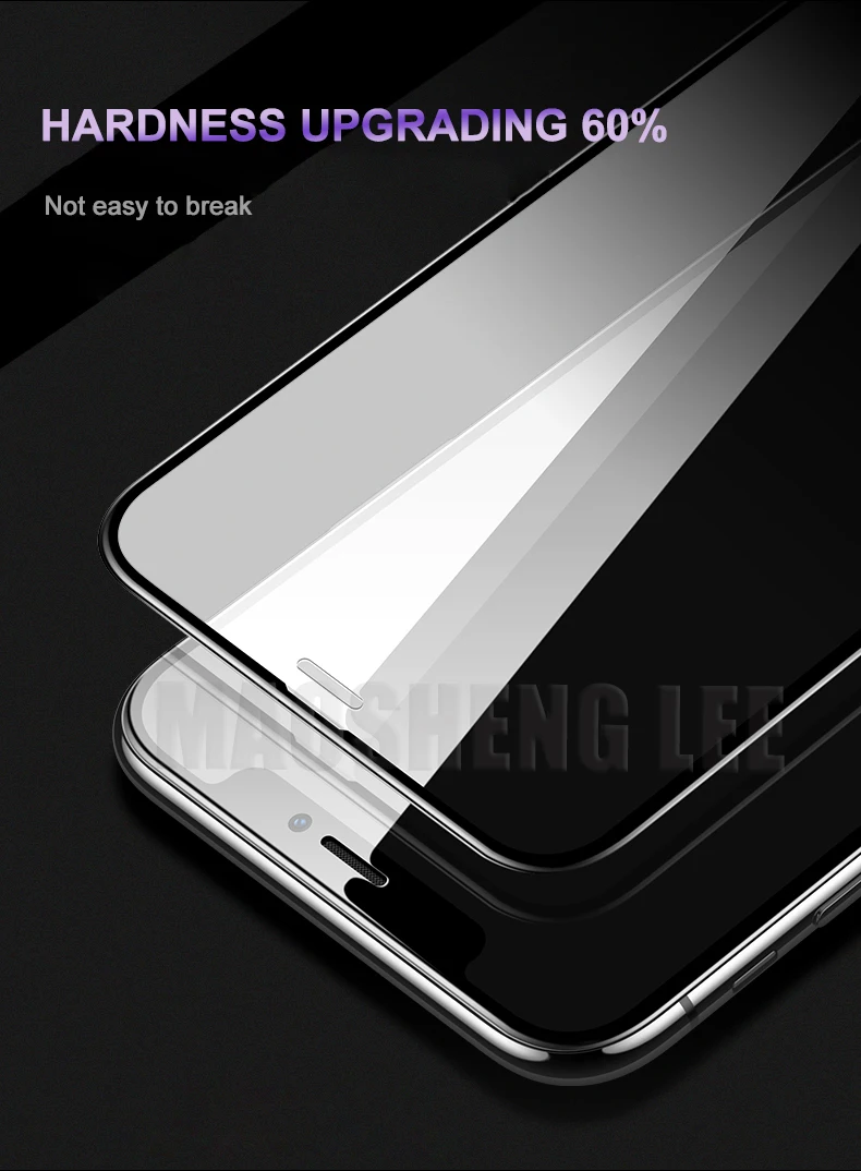 2 шт./лот, полное покрытие, закаленное стекло для iPhone X XS Max XR, защита экрана, анти-голубое легкое стекло для iPhone X XS XR, стеклянная пленка