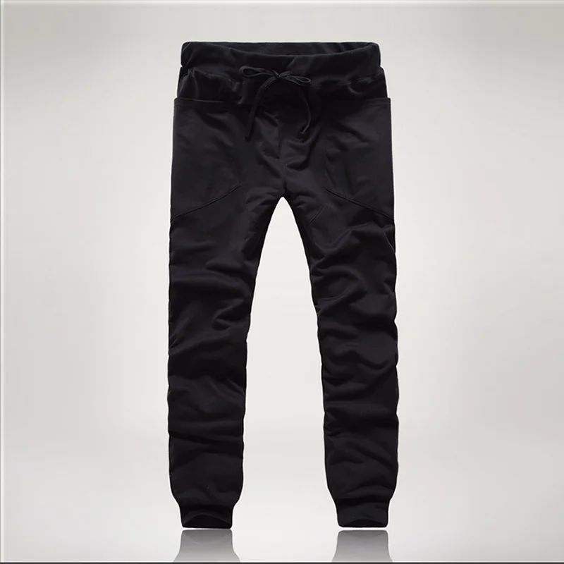 Мужские повседневные брюки молодежные мужские трикотажные уличная одежда
