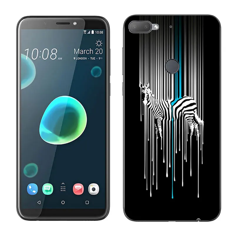 Мягкий ТПУ чехол для телефона HTC Desire 12 + 6 0 дюйма Plus чехол-накладка с рисунком