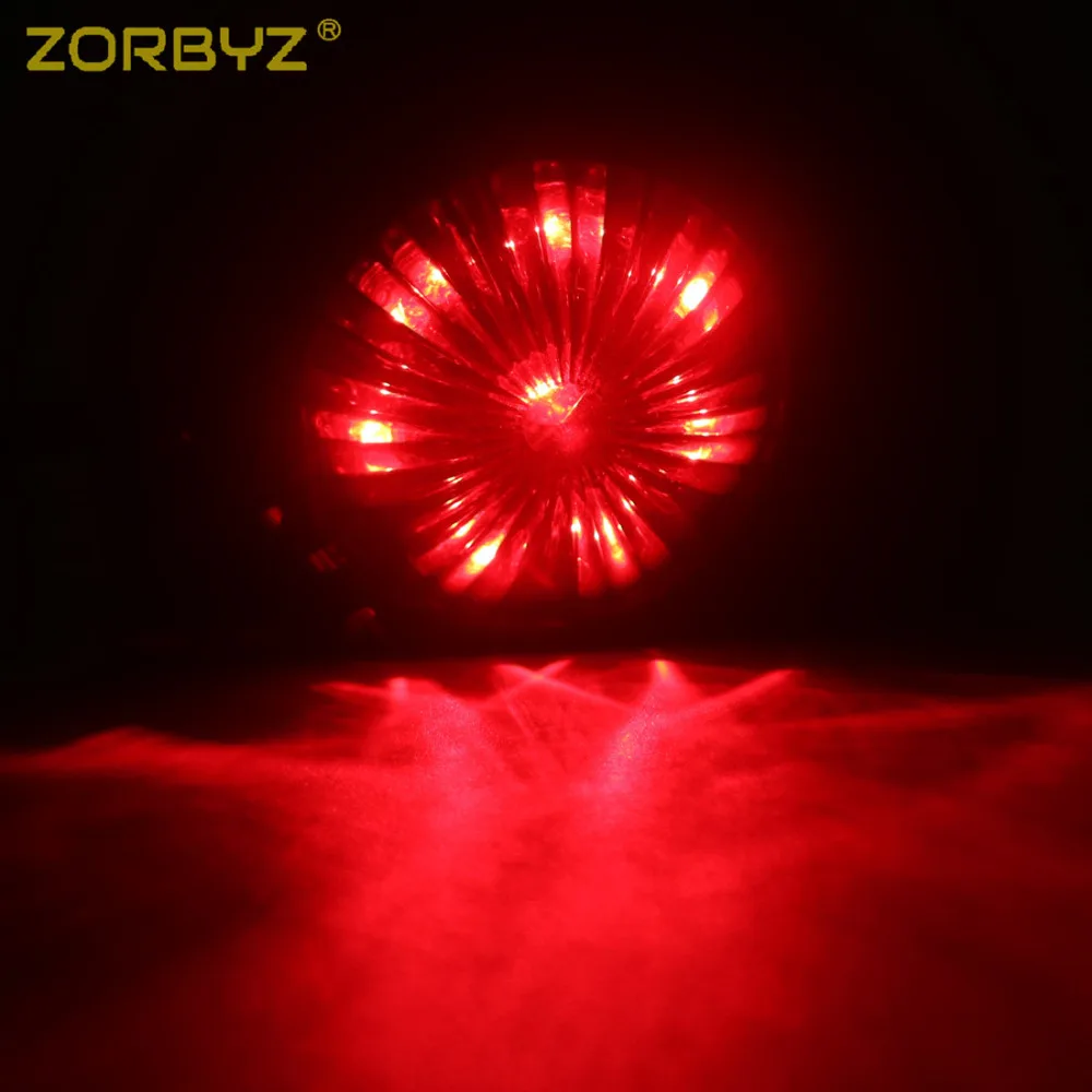 ZORBYZ мотоциклетный хромированный светодиодный задний стоп сигнал Bates стиль для