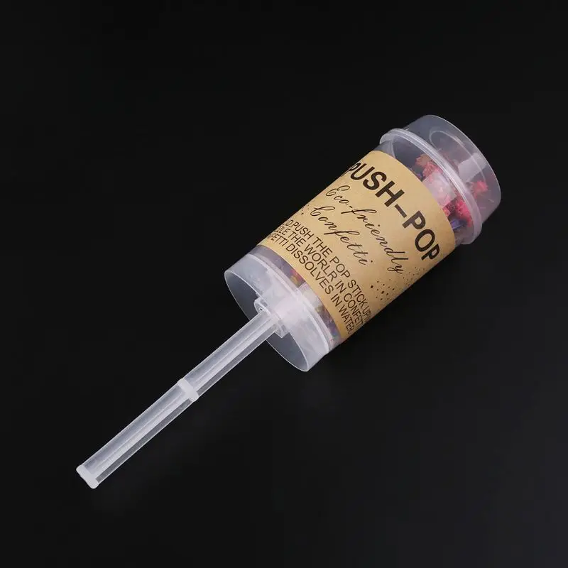 Конфетти Push Pop высушенный цветок подружки невесты стрелок Свадьба День рождения