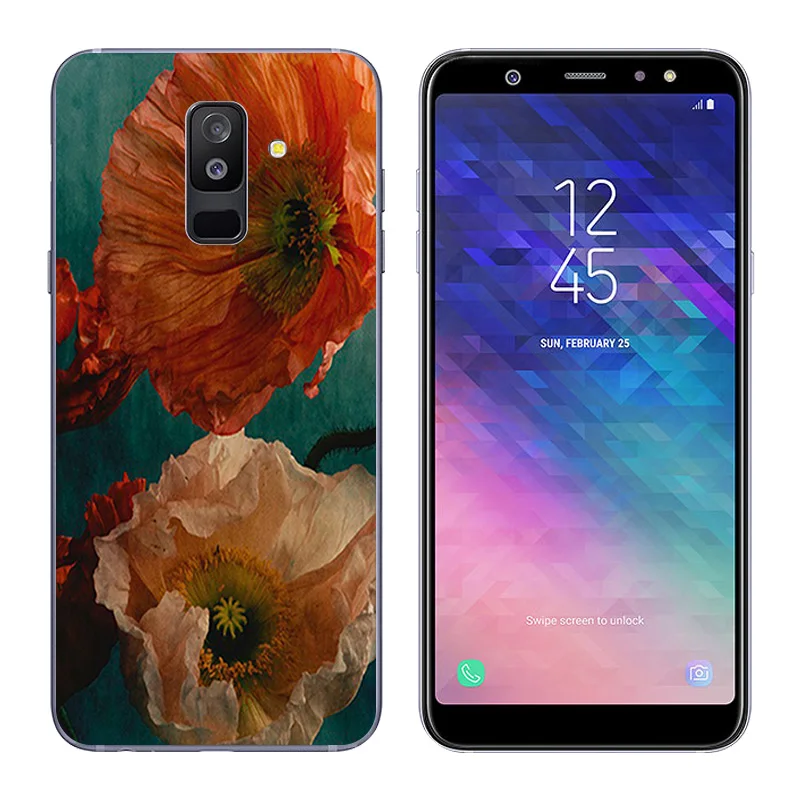 6 0 &quotчехол для Samsung Galaxy A6 + (2018) A6Plus J8 J805F ультратонкий прозрачный гелевый Чехол 2018