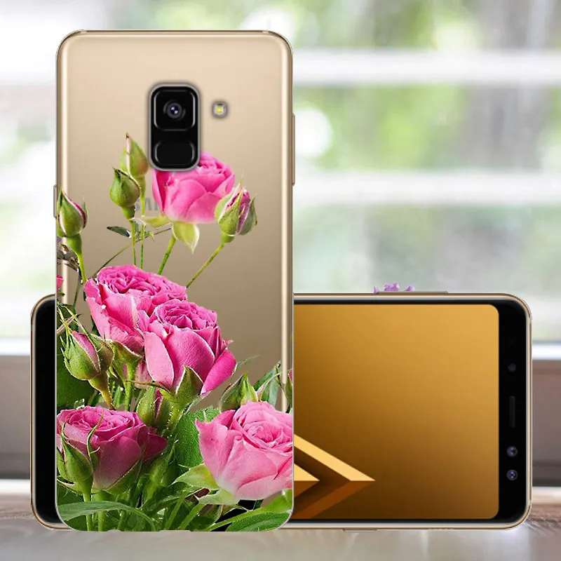 Soft TPU 5.6&quot Fundas For Samsung A5 2018 Case A530 A530F Phone Cover Back Galaxy A8 Capas | Мобильные телефоны и