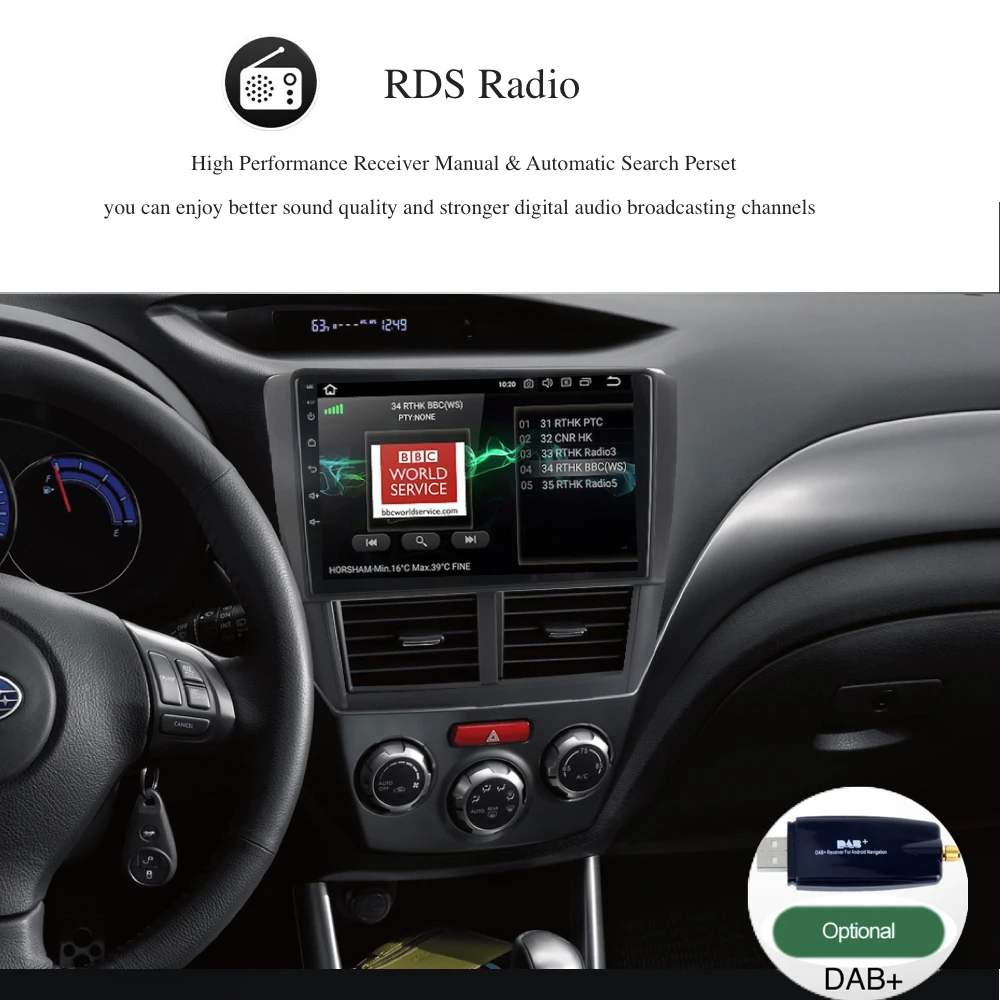 Android 9 0 1 din автомобильное радио для Subaru Forester WRX Impreza Мультимедиа Навигация 2008 2009 2010