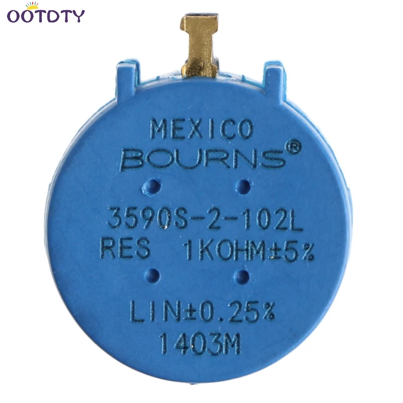 Прецизионный многооборотный потенциометр 3590S-2-102L 3590 S 1K Ом регулируемый