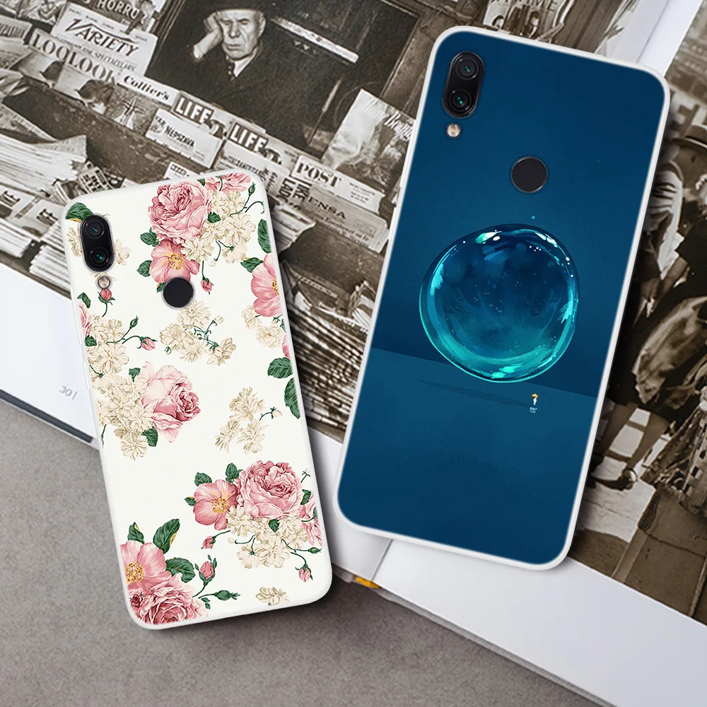 Модный милый чехол для телефона с мультяшными животными Xiaomi Redmi 7 рисунком мягкий