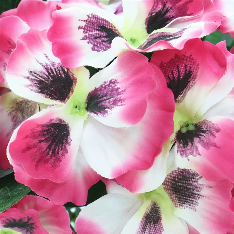 5 вилок искусственный цветок шелк pansy phalaenopsis искусственная Орхидея для вечеринки