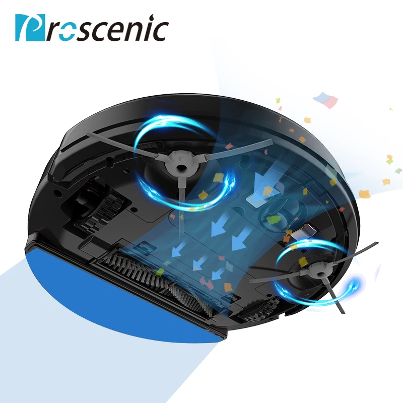 Proscenic 811 Гб Wifi робот пылесос пол пыль Авто подметание Чистка ковры шерсть животных пылесос щетка робот