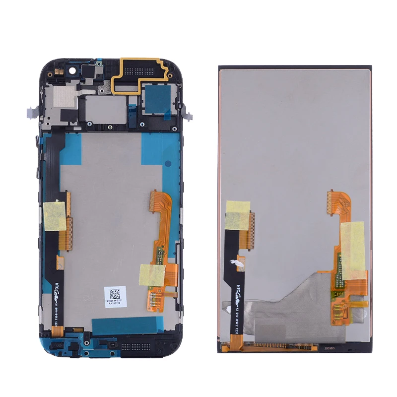 5 0 дюймов Дисплей Сенсорный экран Замена Digitizer Ассамблеи с рамкой для htc один M8 ЖК