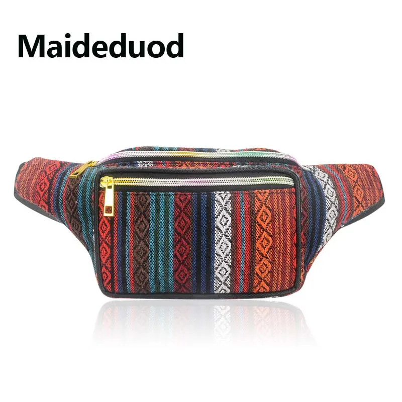 Женская богемная поясная сумка Maideduod Модный пляжный кошелек через плечо забавная
