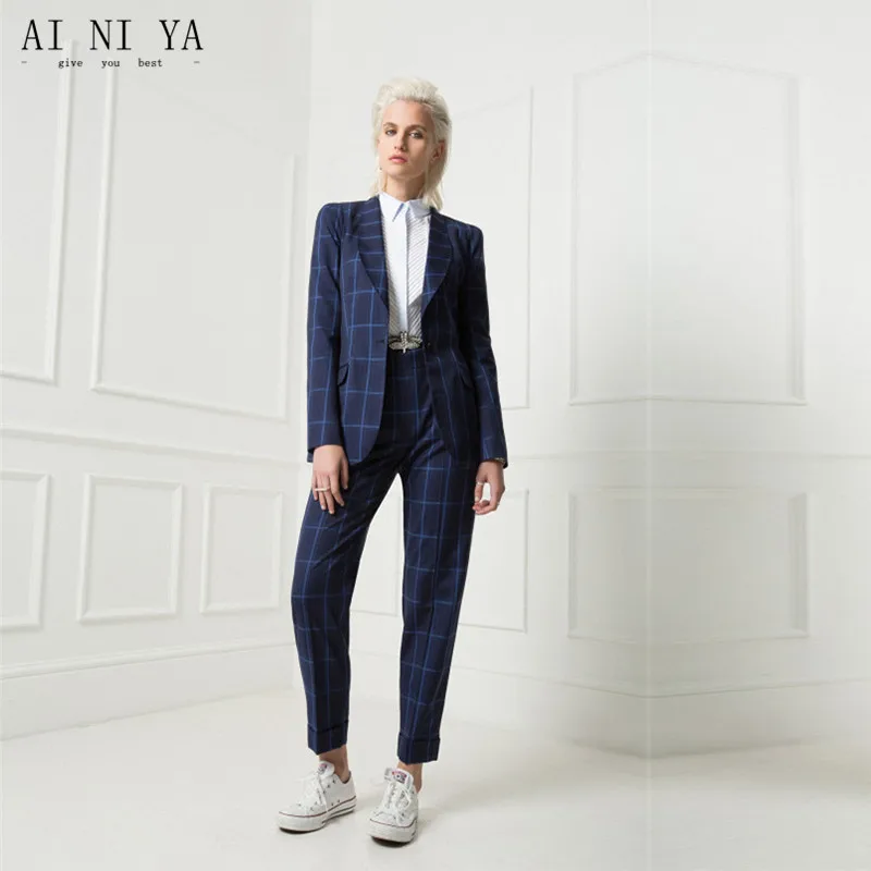 Костюм женский Деловой с длинным рукавом|pant suits|slimming pant suitswoman suits formal |