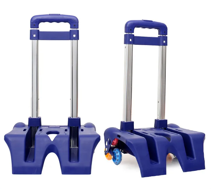 Aluminum alloy Pull Rod Bracket Roll Cart Trolley School Bags easy climb stairs,mochila infantil rodinha mochilas reduce load