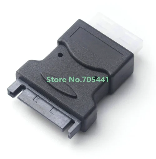 Бесплатная доставка KEFU 15 pin SATA Male к 4 Pin Molex PC IDE Female адаптер питания|sata male|4 molexide female |