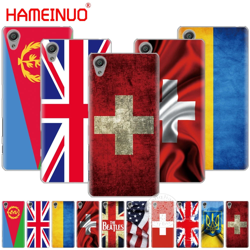 HAMEINUO Эритрея Швейцария украинский Флаг Великобритании чехол для телефона sony xperia