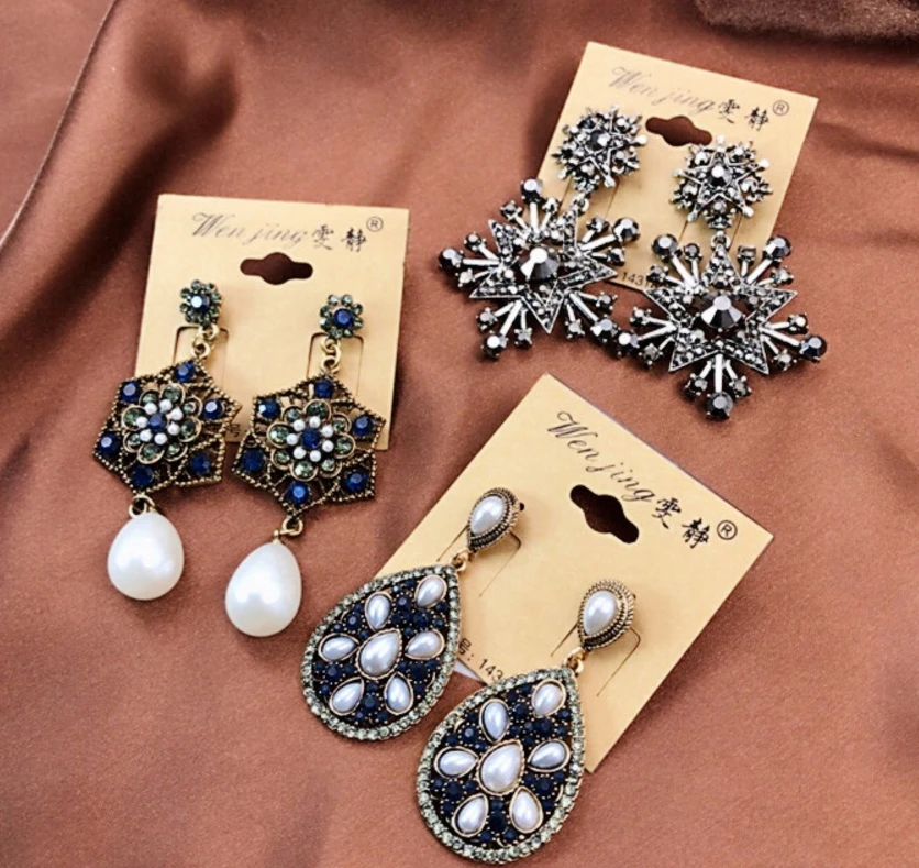 Брендовые новейшие модные женские висячие серьги с большим именем в виде листьев в богемном стиле, цветные женские Висячие серьги из сплава с кристаллами AB