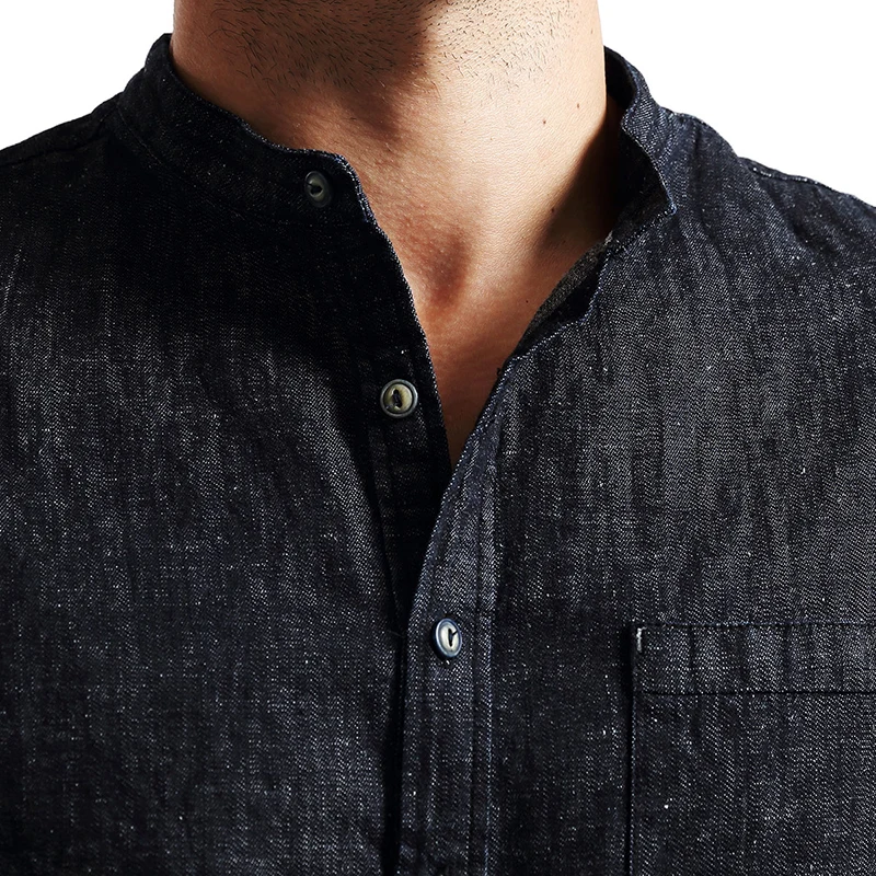 Мужская рубашка с длинными рукавами SIMWOOD модная повседневная джинсовая из хлопка