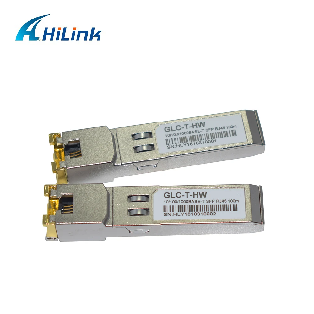 Бесплатная доставка! 10/100/1000base t GLC T медь 100 м RJ45 разъем SFP трансивер с функцией