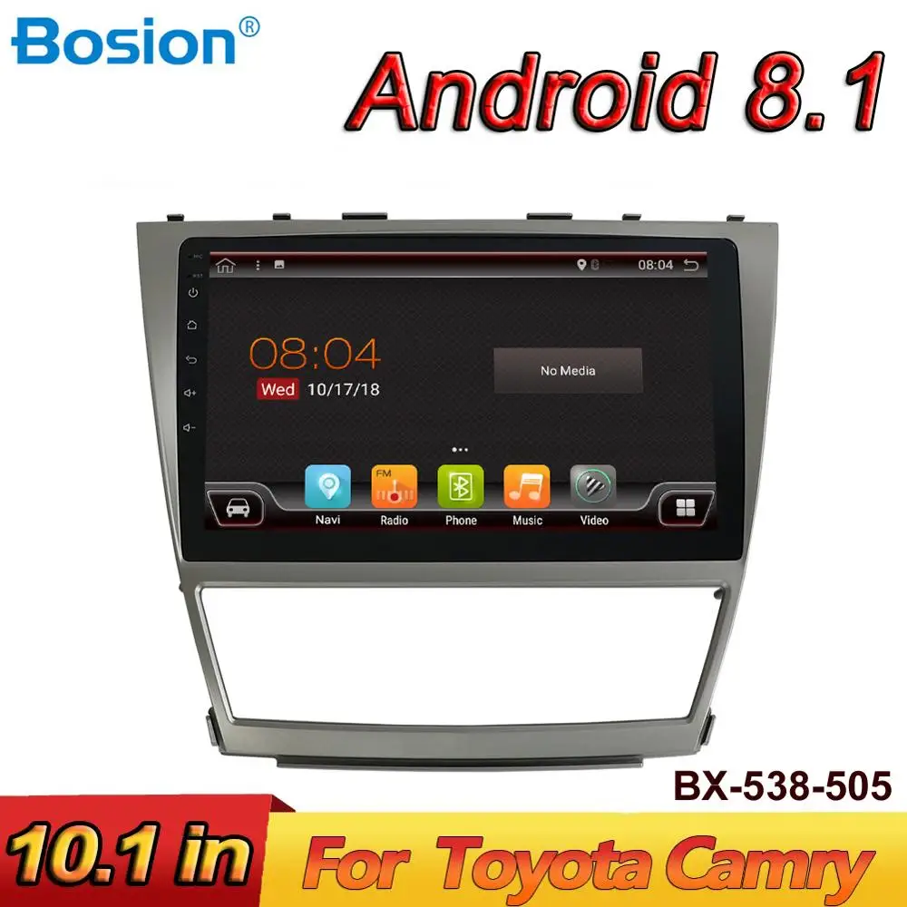 Bosion 2 din android 8 1 автомобильный мультимедийный плеер четырехъядерный Радио для Toyata