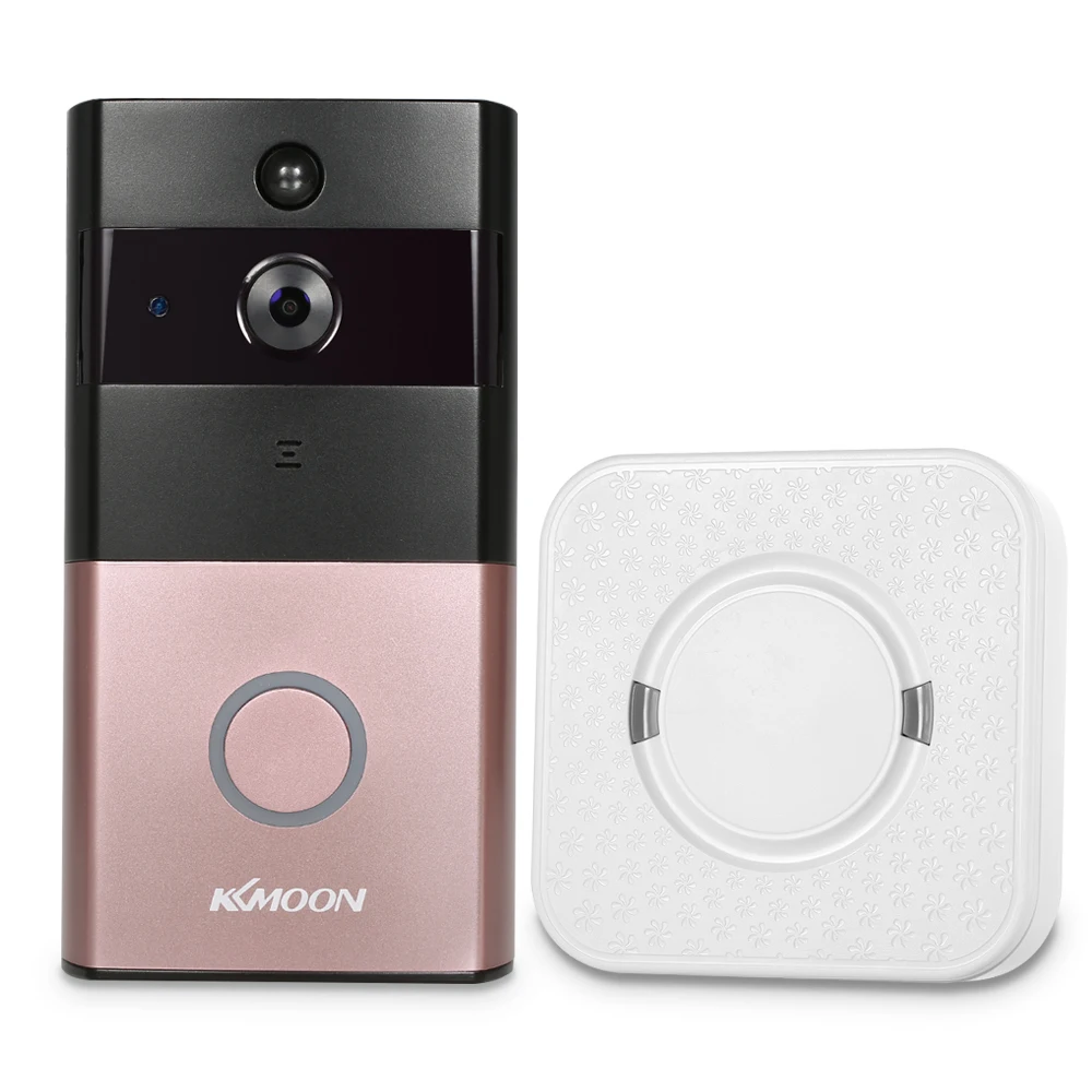 KKmoon HD 720P IP Wireless Voice intercom Doorbell Smart Video Door Bell Infrared Night View Rainproof PIR Phone APP Control |
