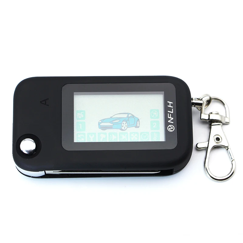

A94 Two way LCD Remote Controller Key Fob Chain Keychain for Starline A94 Uncut Blade Fob Two Way Car Alarm System