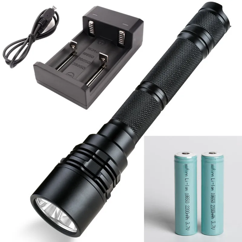 with battery kit Sofirn SF37 мощный светодиодный светильник-вспышка 18650 высокой мощности 1150lm тактический флэш-светильник фонарь 5 режимов тройной отражатель ATR - Испускаемый цвет: with battery kit