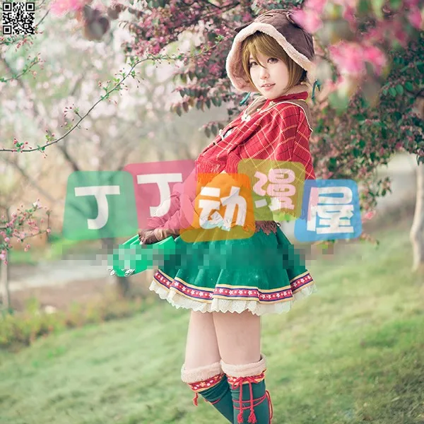 LoveLive! Action Figure Jokul Awaken Winter December Christmas Dress Cosplay Costume Halloween Suit For Women Outfit New 2020 |