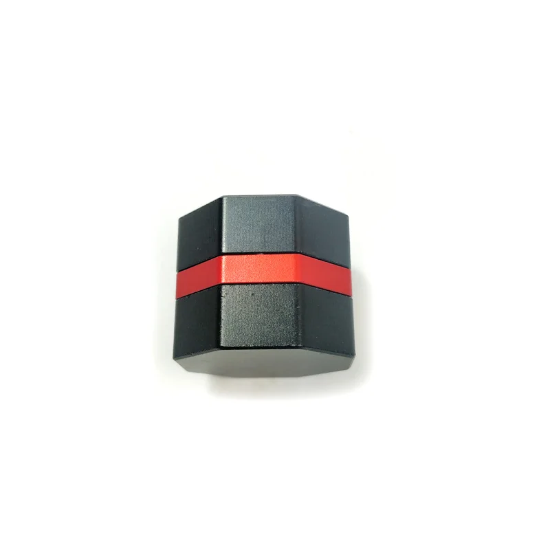 black with red Новейший бренд Cueangel многоцветные сплайсинговые магнитные держатели мела для бильярдного бассейна для шестигранных мелков Мел для снукера чехлы - Цвет: black with red