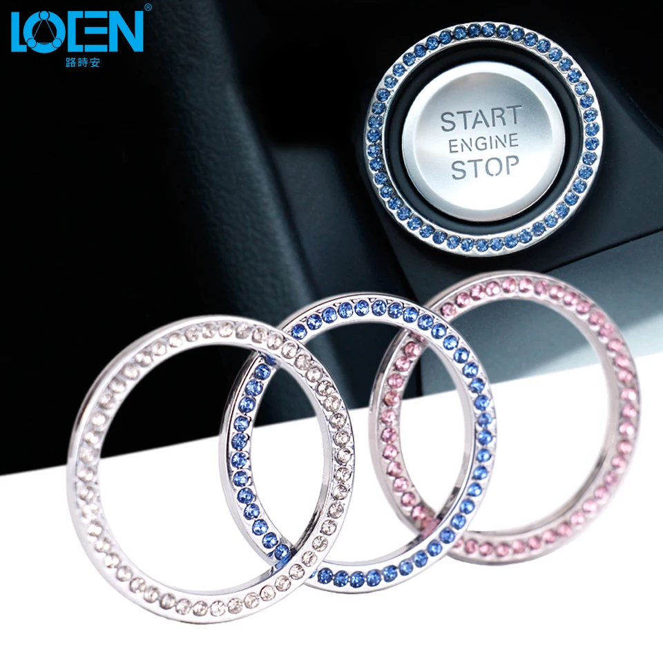 Автомобильный Стайлинг высокое качество автомобильная кнопка старт украшение