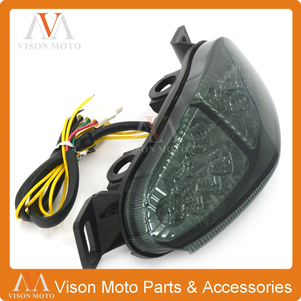 Задний фонарь для мотоцикла стоп сигналы СВЕТОДИОДНАЯ встроенная лампа