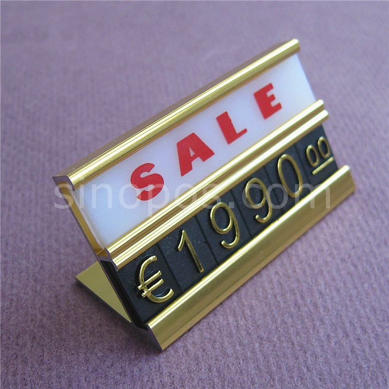 Алюминиевый каркас регулируемые ценники две линии приборы для мебели кубический