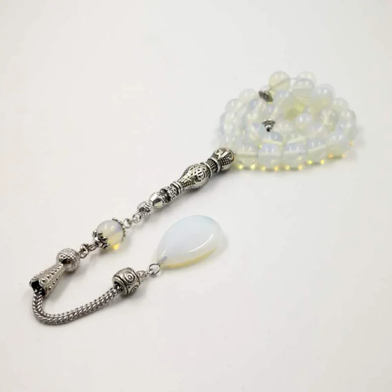 Tasbih мужской браслет с опаловым камнем 33 66 99 бусин 8 августа мусульманский день