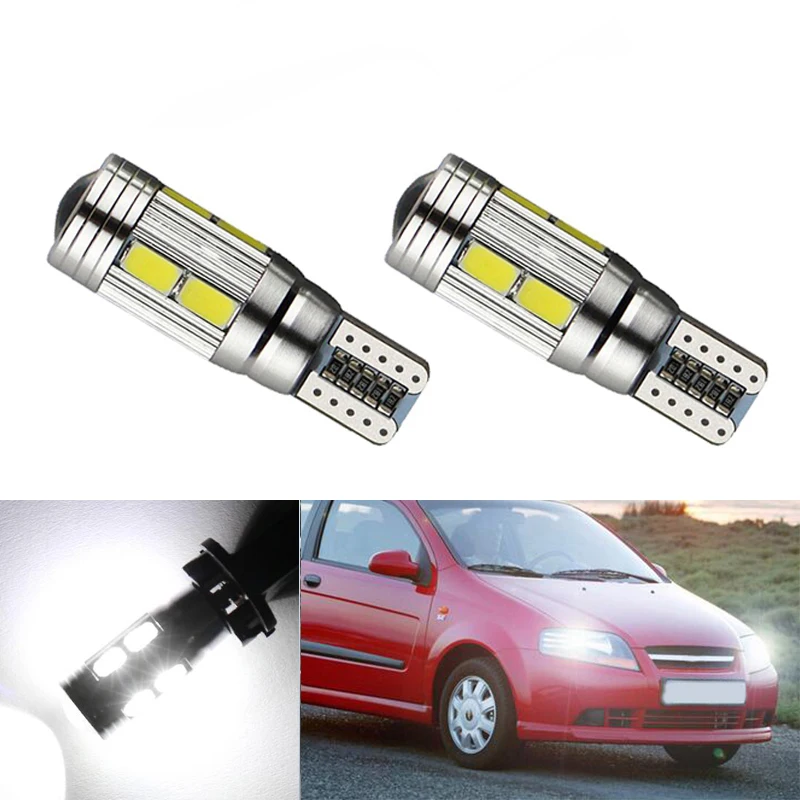 2x W164 T10 W5W 10 светодиосветодиодный 5630SMD стояночные огни боковые без ошибок для Chevrolet