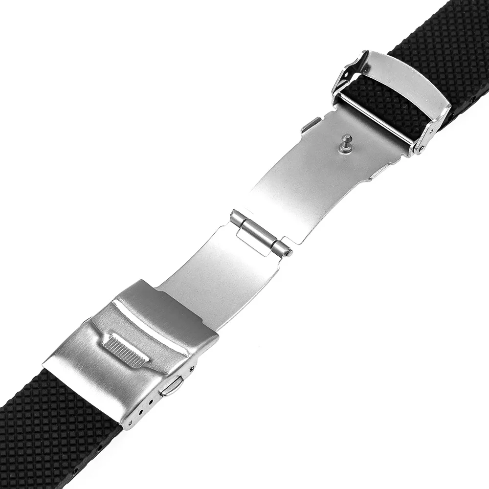 Ремешок для часов из силиконовой резины 18 мм Withings Activite / Pop Steel HR 36 LG стальной