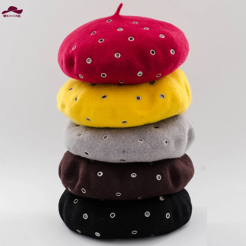 Зимний шерстяной берет Chapeu Feminino женские модные шерстяные шапки Boina Mujer Женские