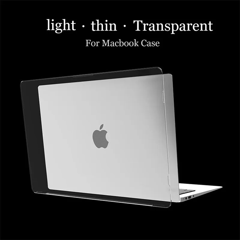 

Crystal Hard Case for Macbook Pro 14 Case M1 Touch Bar Cover Pro 16 12 15 11 Inch Case for Macbook Air 13 2020 Case A2337 Funda